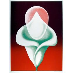 Clarence Holbrook Carter, Abstract Tulip, Serigraph