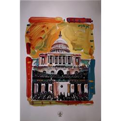 Peter Max, Clinton Inaugural v.5, Poster