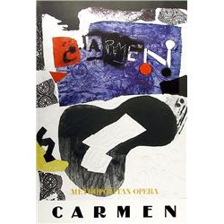 Antoni Clave, Metropolitan Opera - Carmen, Poster