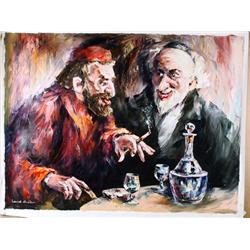 Leonid Afremov, Two Men, Painting