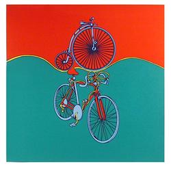Jack Brusca, Bicycles, Serigraph