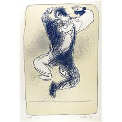 Juan Garcia Ripolles, Arlequin Leaping, Lithograph