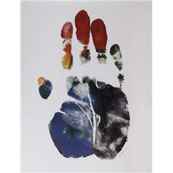 Arthur Boden, Hand Portrait, Lithograph