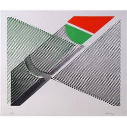 Michael Argov, Lot of 2 Op-Art Serigraphs