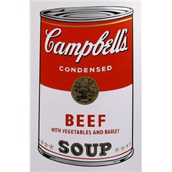 Andy Warhol, Campbell Soup, Beef, Serigraph