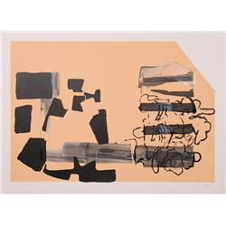 Stephen Davis, Abstract Mixed Media Painting