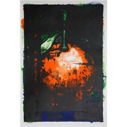 Aaron Fink, Mandarin Orange, Lithograph 