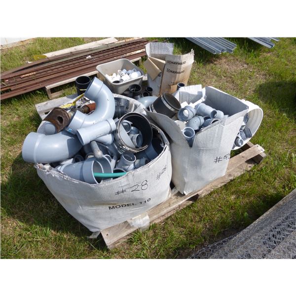 Pallet of Plastic Fittings