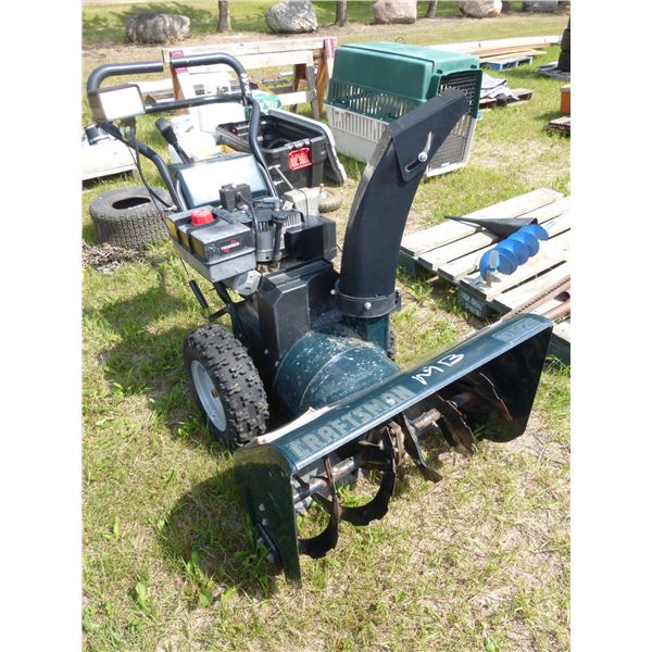 Craftsman 10.5 x 29" Snowblower (Runs)