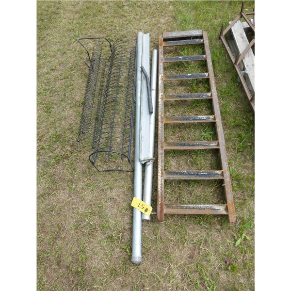 Ramp, 2- CD Holders and Misc. Metal