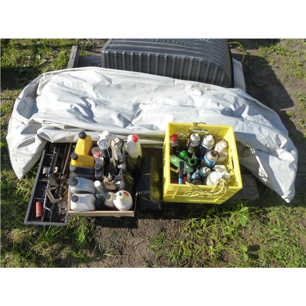 2- Crates of Oil and Air Mattress