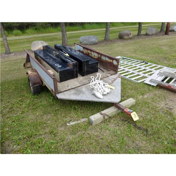 Approx. 5' Single Axle Trailer