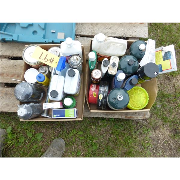 2- Boxes of Oils Etc.