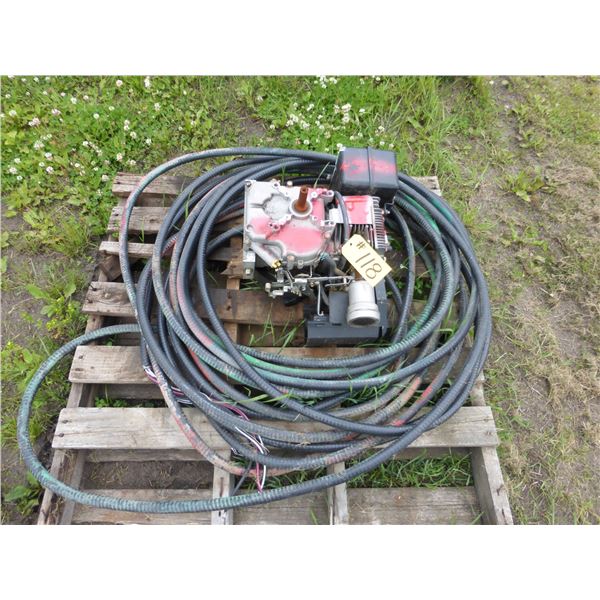 Heavy 4 Wire Cord and Gas Motor