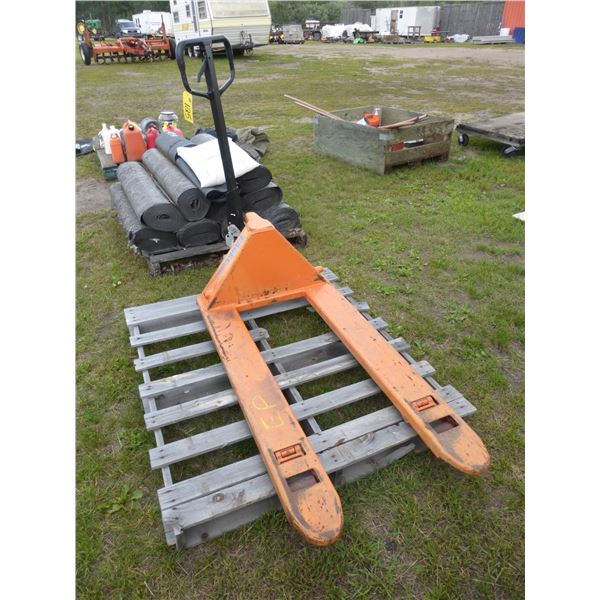 Orange Pallet Jack