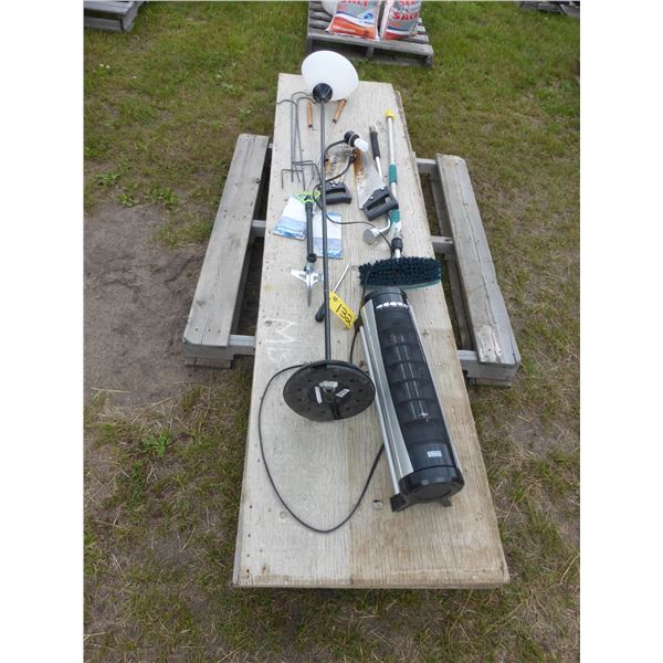 Light, Heater, Wash Broom, Saws and Misc.