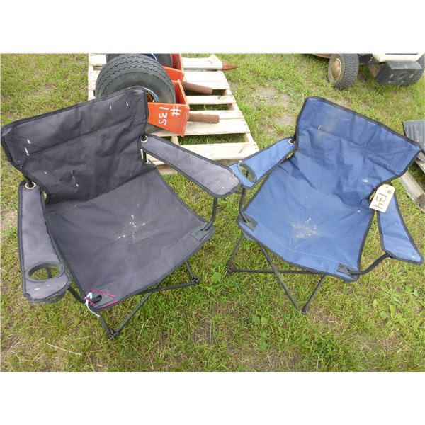 2- Lawn Chairs (Folding)