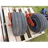 Image 2 : 2- Tires c/w Frame and Shaft