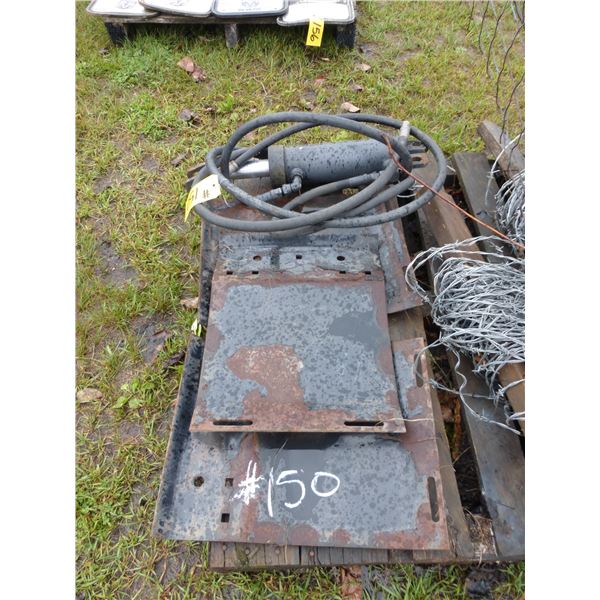 Hyd. Ram & Hose and 4- Skid Plates