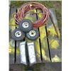 Image 1 : 100' Air Hose, 3- Small Tires and 2- Light Fixtures