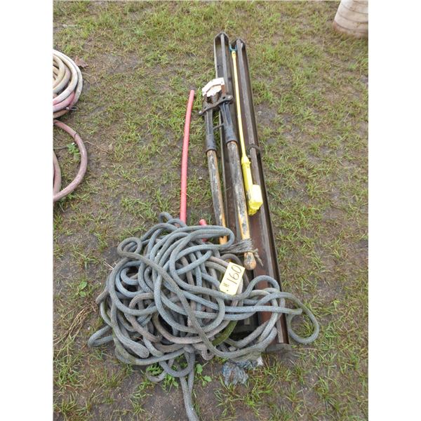 Dehorners, Elec. Shocker and 40' x 1" Rope