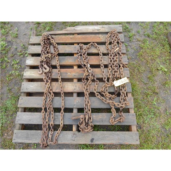 2- 20" Chains c/w Hooks