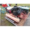 Image 1 : Honda Powered 3 Cyl. Air Compressor c/w 50' Hose (Runs Very Well)