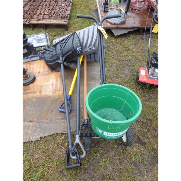 Snow Shovels and Spreader