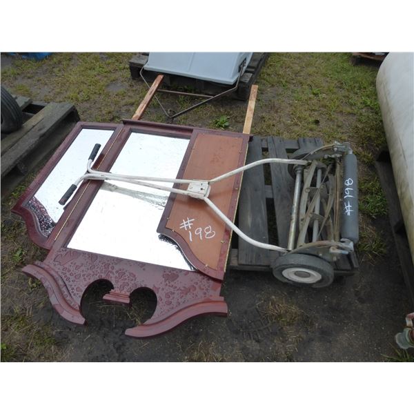 Push Mower and Mirror
