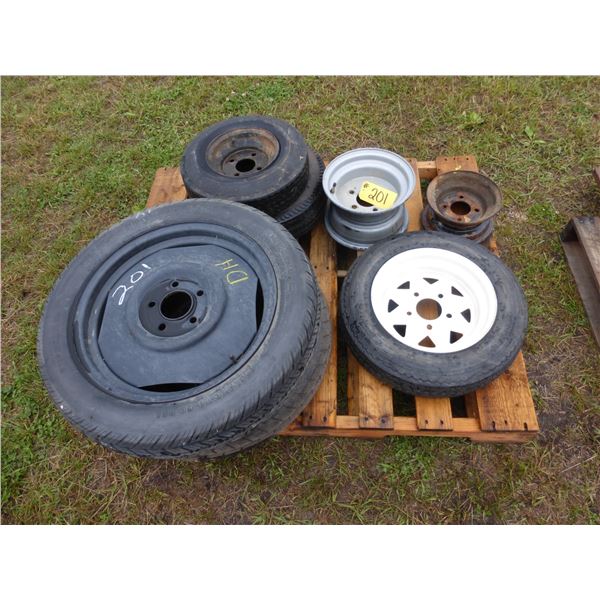 Pallet of Wheels and Rim's