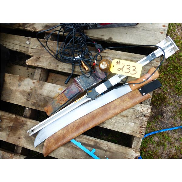 Hitch, Machete and Wiring