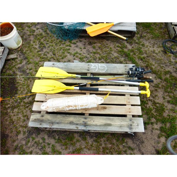 3- Rods and 2- Paddles