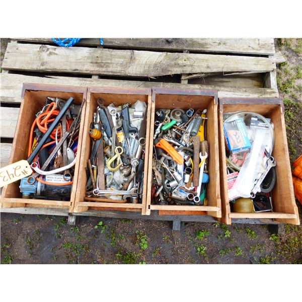 4- Boxes of Tool and Misc.
