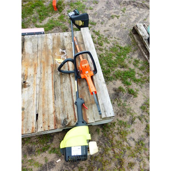 Poulan Weed Eater and Hedge Trimmer