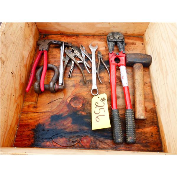 Bolt Cutter, Fencing Tool, Hammer, Vice Grip and Pliers