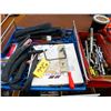 Image 1 : Reflector Tape, Rope, Screen, Saws, Red Tool Box c/w Tools