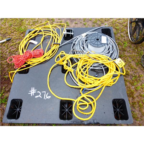Cable, Rope, Winch and Cord (Pallet Does Not Go)
