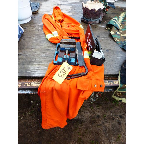 Compressor Tester, Vice and Draw Knives