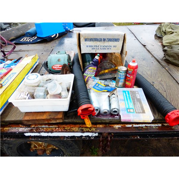 Muflers, Elec. Motor, Buffer, Screws and Oils