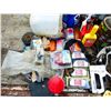 Image 1 : Qty of New Trailer Lights, Tools, Grease Guns, Tapes, Stapler, Oils and Misc
