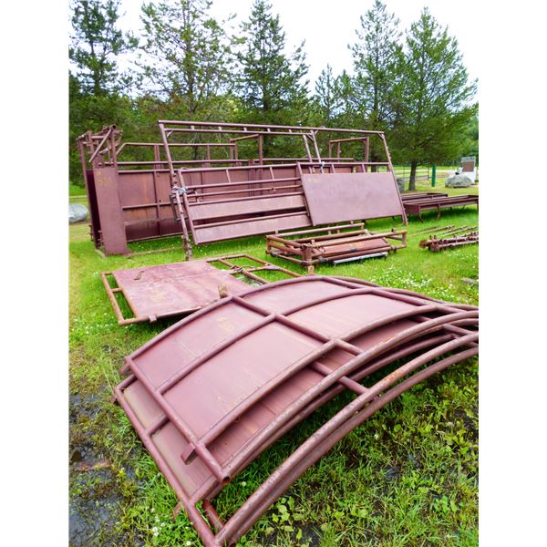 Stampede Steel Crowding Tub S Ally, Cat Walk, Connector Posts and Back Stop