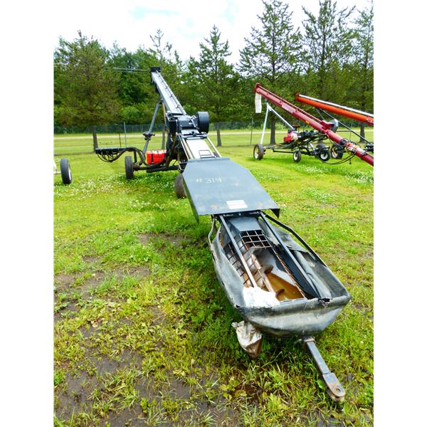 Springland UTL 40, 10" x 40" Grain Auger c/w Mover and Kohler 35 HP Gas Engine (Elec. Start, Runs Ni