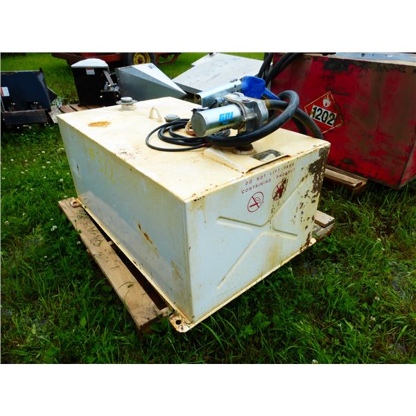 100 gal Tidy Tank c/w 18 qpm Elec. Pump