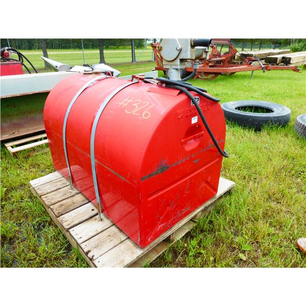 135 gal Road Vault Tidy Tank c/w Elec. Pump