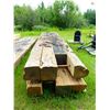 Image 1 : 2- 12" x 48" x 20' Bridge Beams (Some Rot)