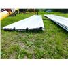 Image 2 : 7- Grey Sheet Metal, Approx. 19', 3- Galvanized Sheets, Approx. 20'
