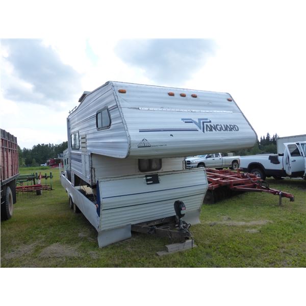 9.5' Vanguard Camper, Mounted on Forest River Trailer, SN.SMR190874