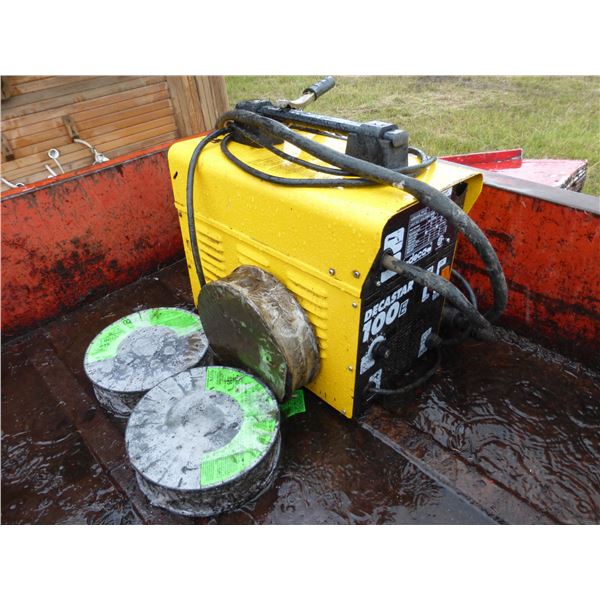 Decaster 100E Welder c/w 3 New Spools (Works)