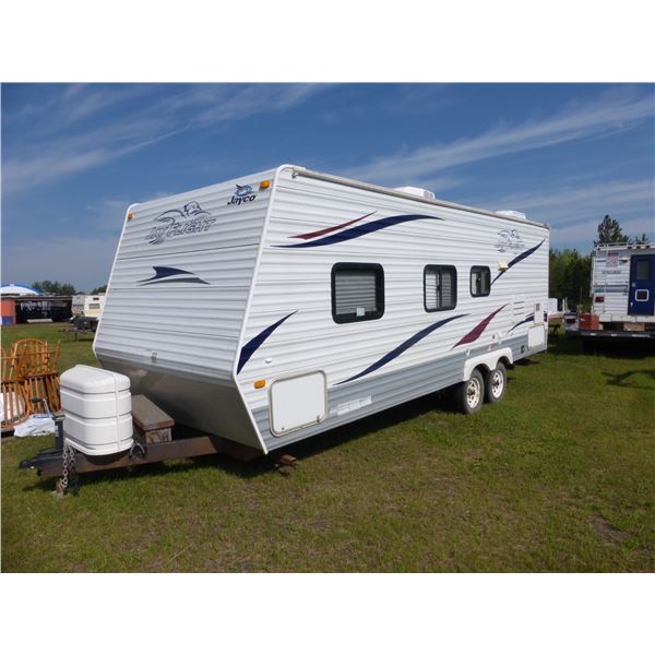 2010 Jay Flight 22' Tandem Bumper Pull Holiday Trailer, Awning, 2 Batteries, Roof Fair, 2 Propane Ta