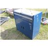 Image 1 : Mastercraft Cabinet, 38", Blue (As New, No Backside)